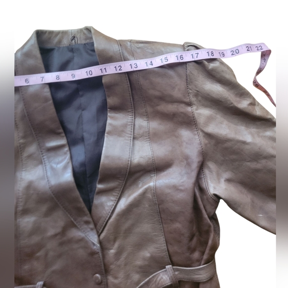 Vintage Faux Leather Jacket - Picture 5 of 9